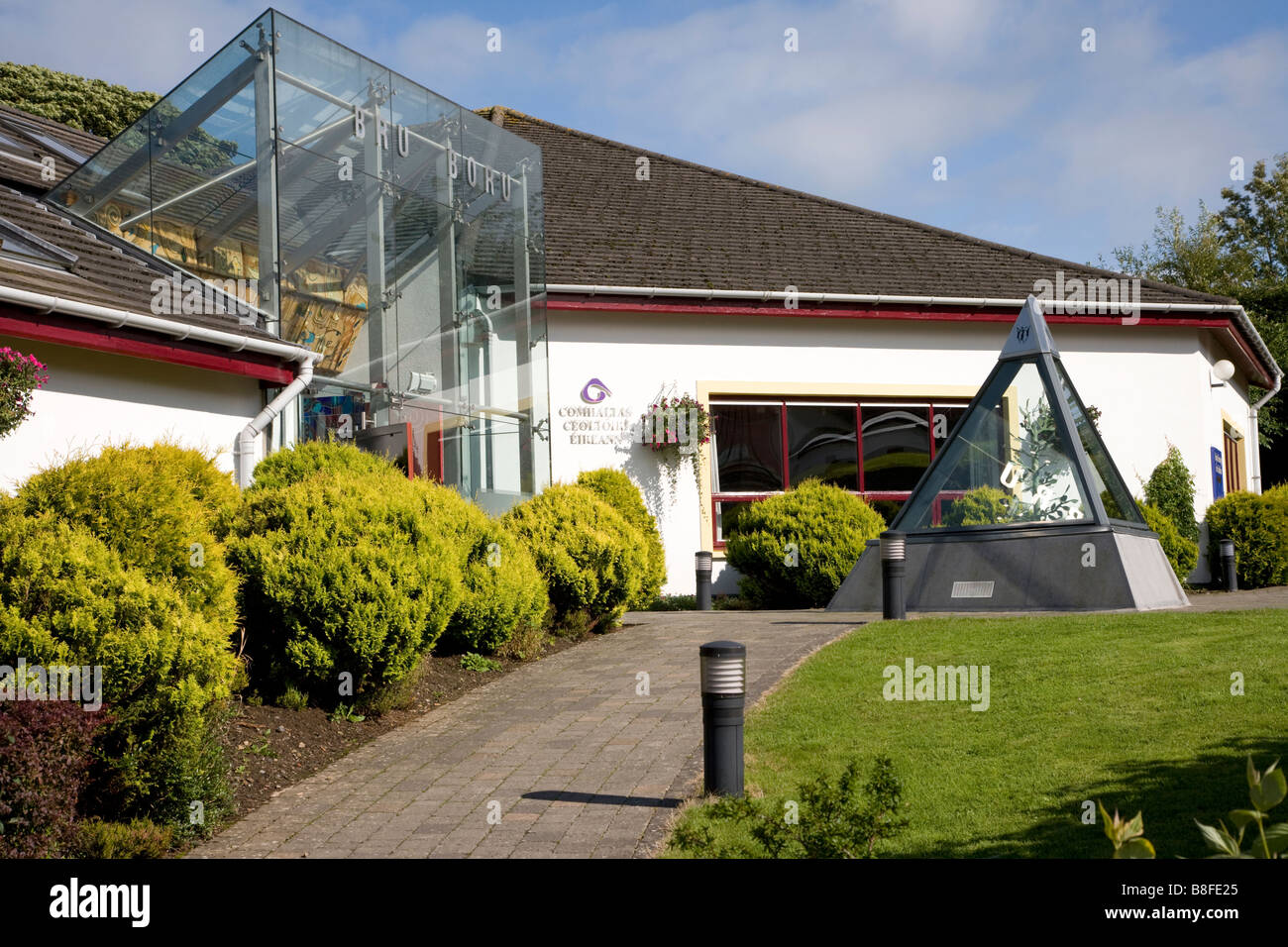 [Bru Boru] Irische Volksmusik Tanz Heritage Center Stockfoto