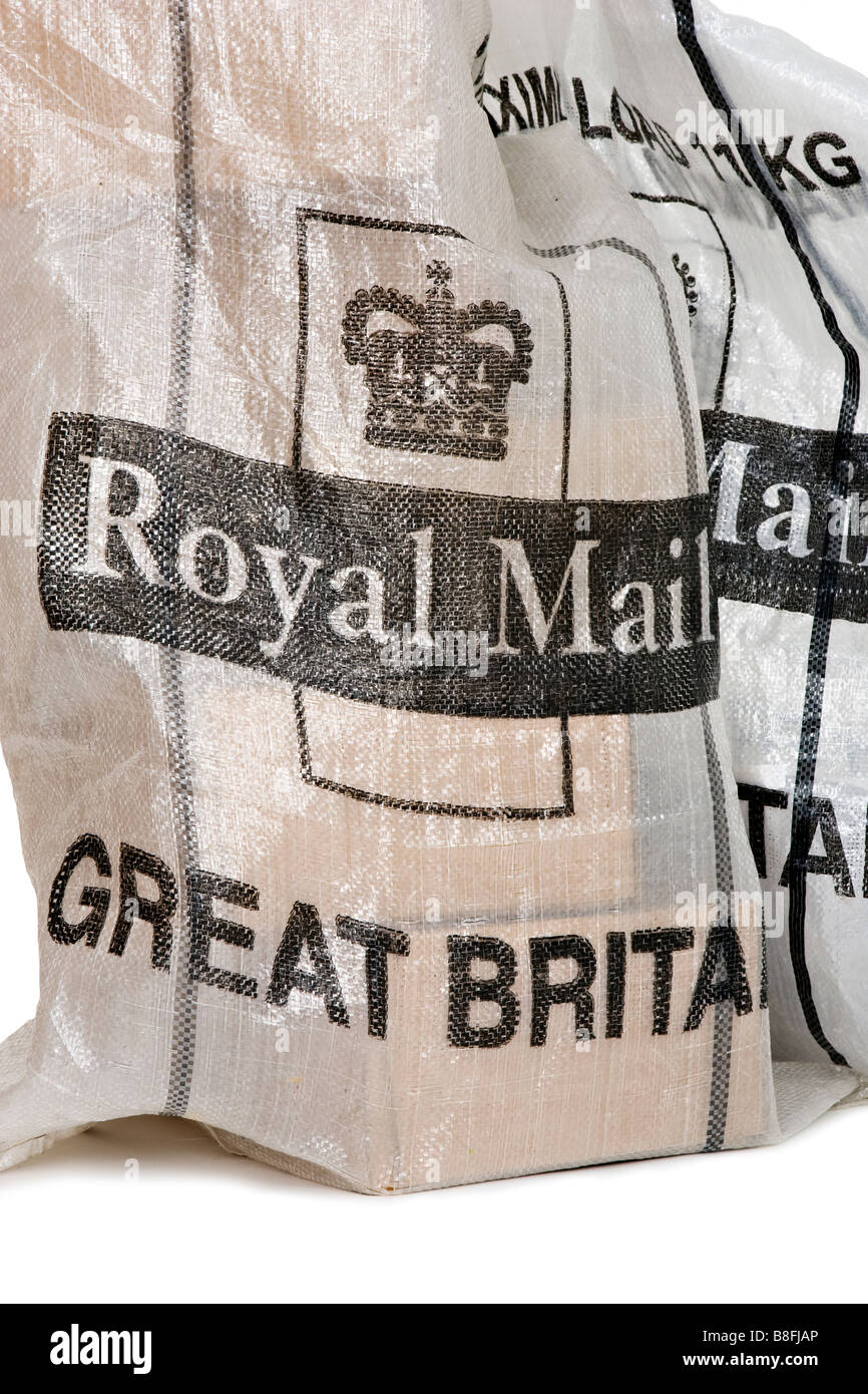 Royal Mail Säcke Stockfoto