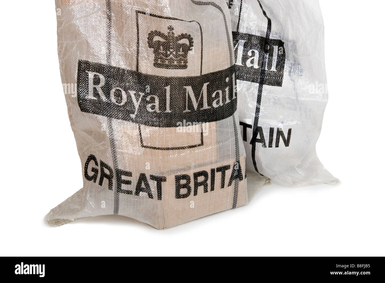 Royal Mail Säcke Stockfoto