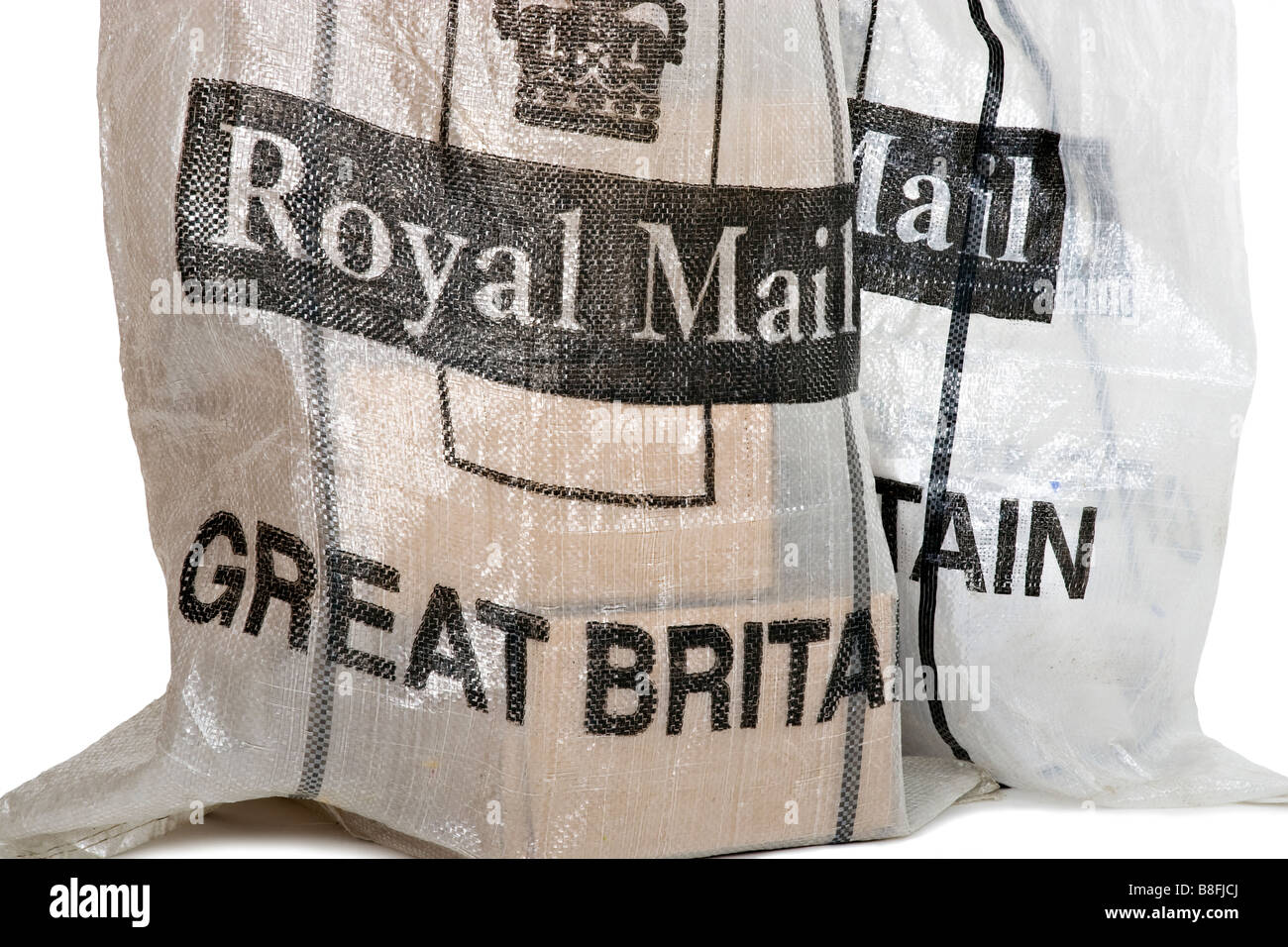 Royal Mail Säcke Stockfoto