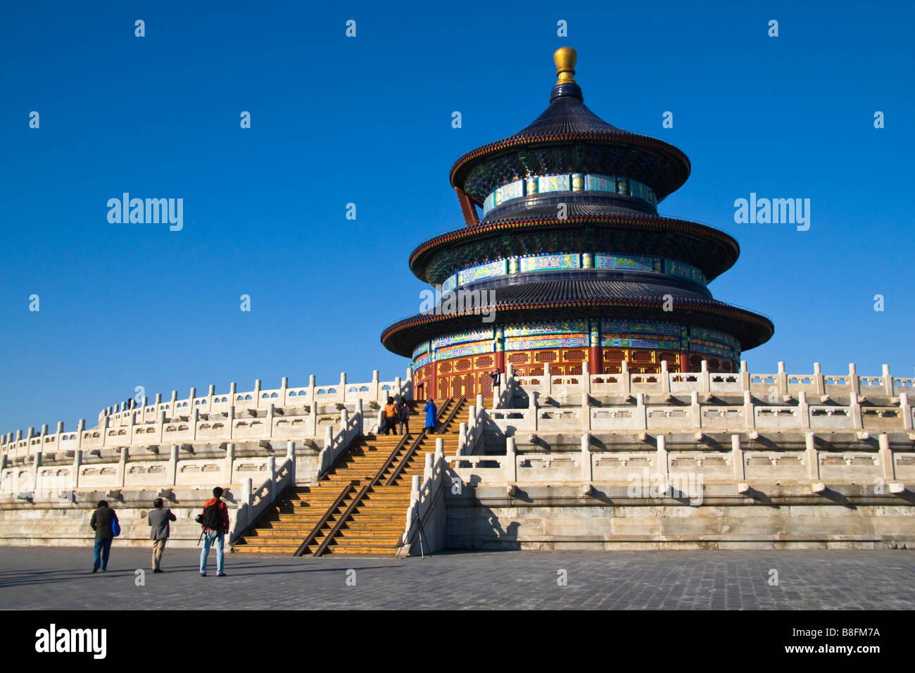 Tempel des Himmels Qinian Dian Peking China Stockfoto