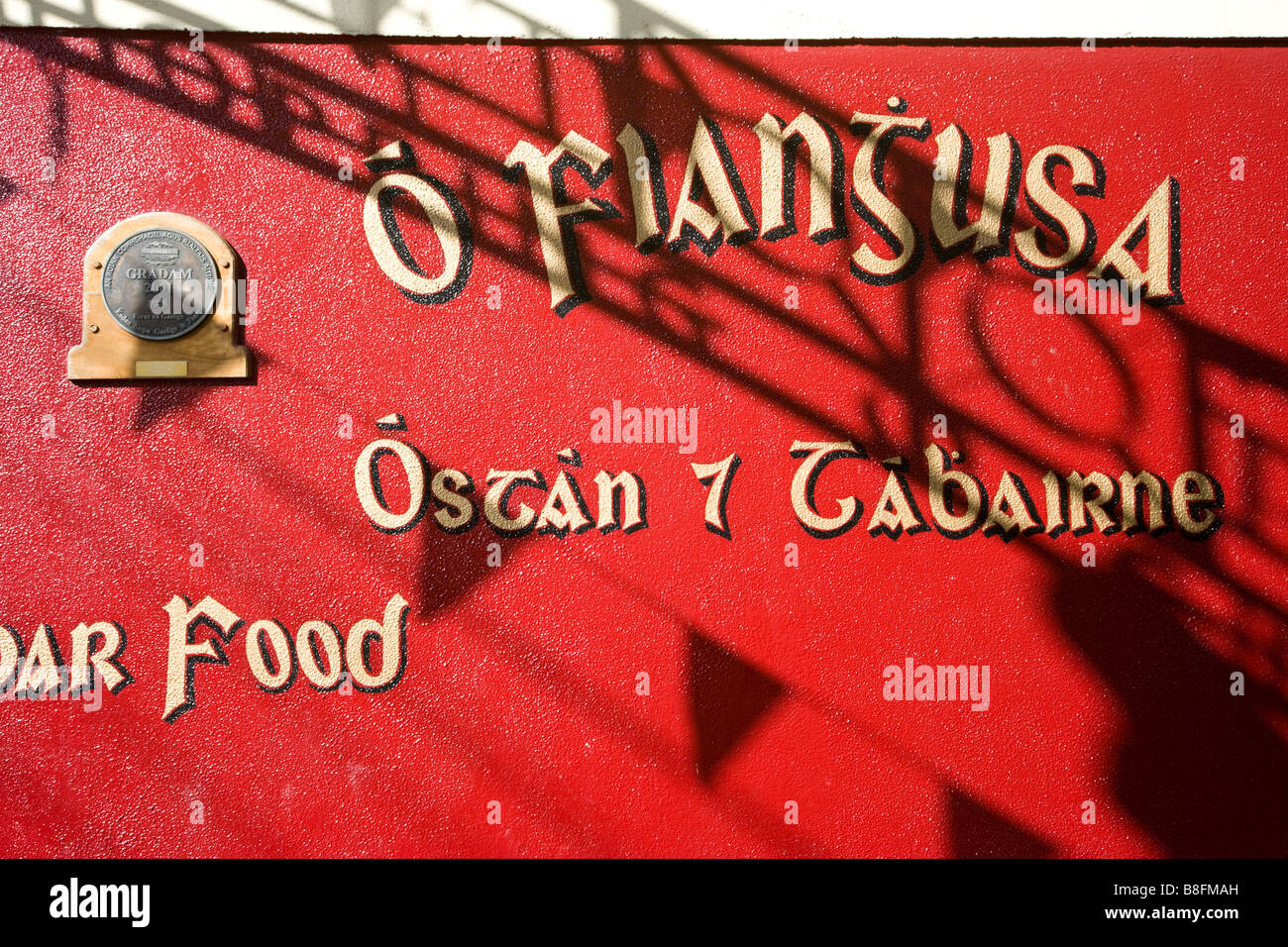 Pub Schild Clonmel County Tipperary, Irland Stockfoto