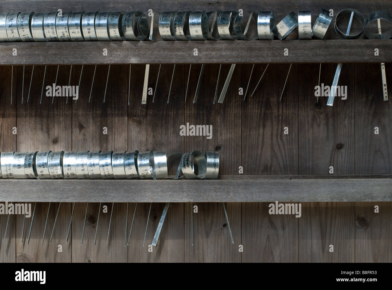Hishaku Shinto votive offerings for safe pregnancy and easy birth. Stockfoto