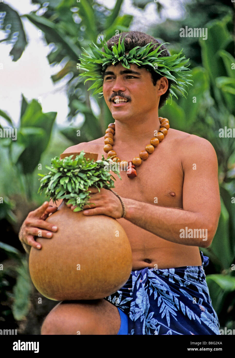 2167 Hawaiian Mann Oahu Hawaii USA Stockfoto