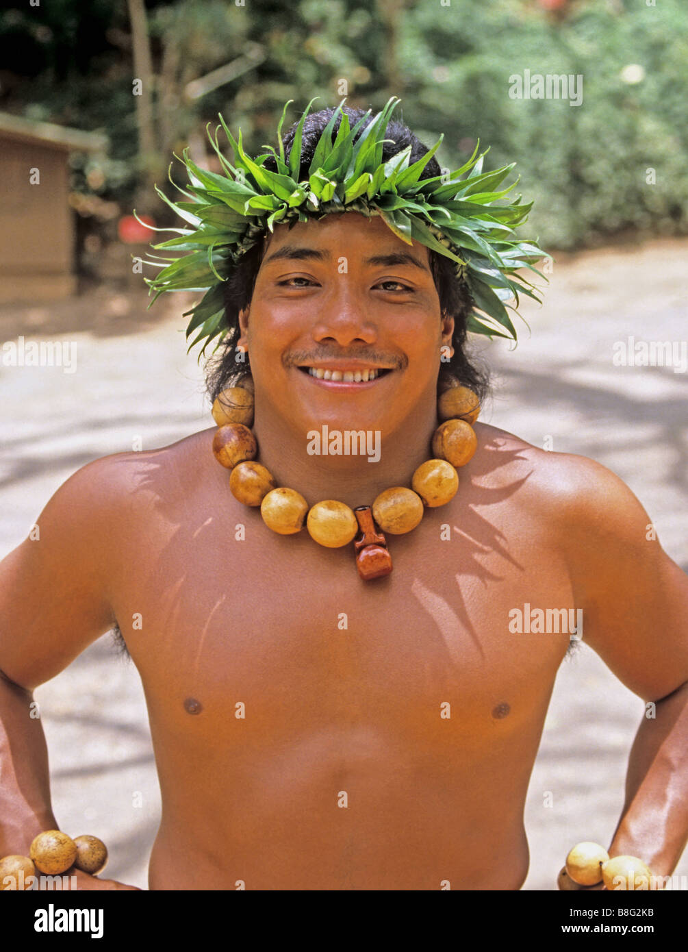 2168 Hawaiian Mann Oahu Hawaii USA Stockfoto
