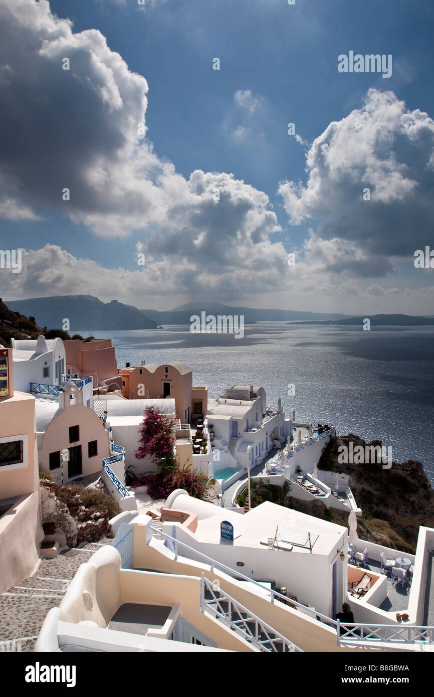Oia Santorini-Cyclades-Griechenland Stockfoto