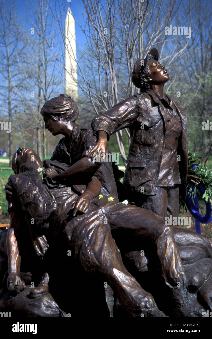 Vietnam Frauen Memorial, Washington DC Stockfoto
