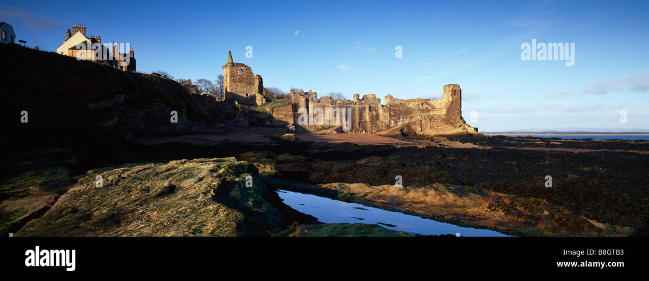 Burg von St Andrews, St Andrews, Fife, Schottland Stockfoto