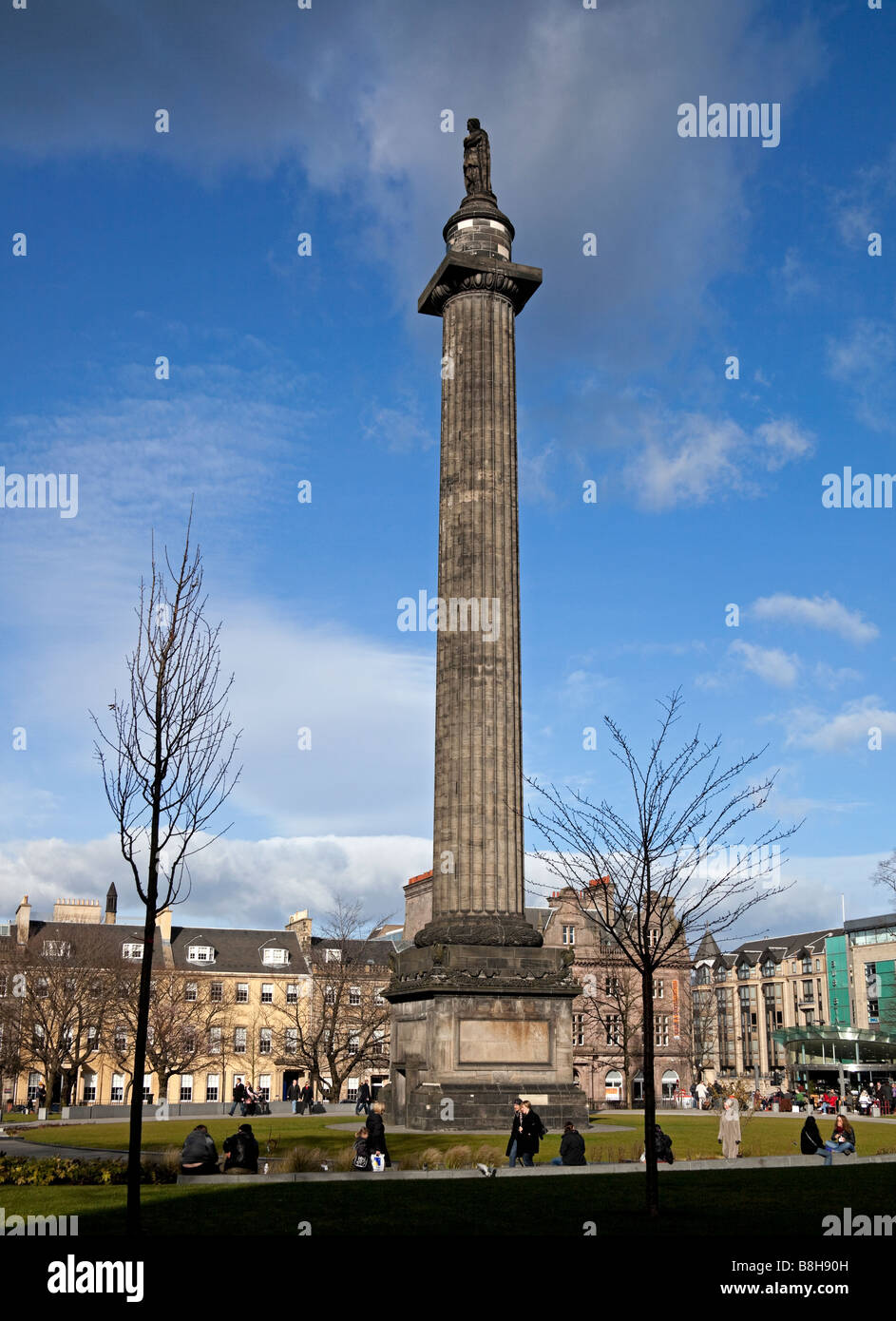 Melville-Denkmal, St Andrew Square Gardens, Edinburgh, Schottland, UK, Europa Stockfoto