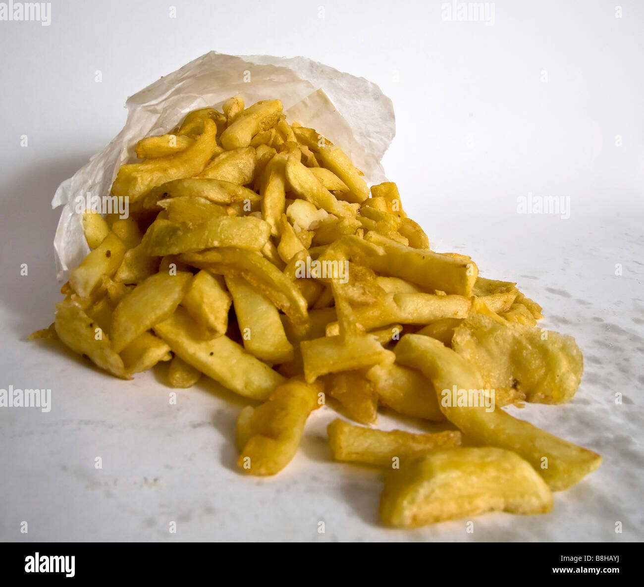 "Junk Food" chips "Tasche von Chips" Stockfoto