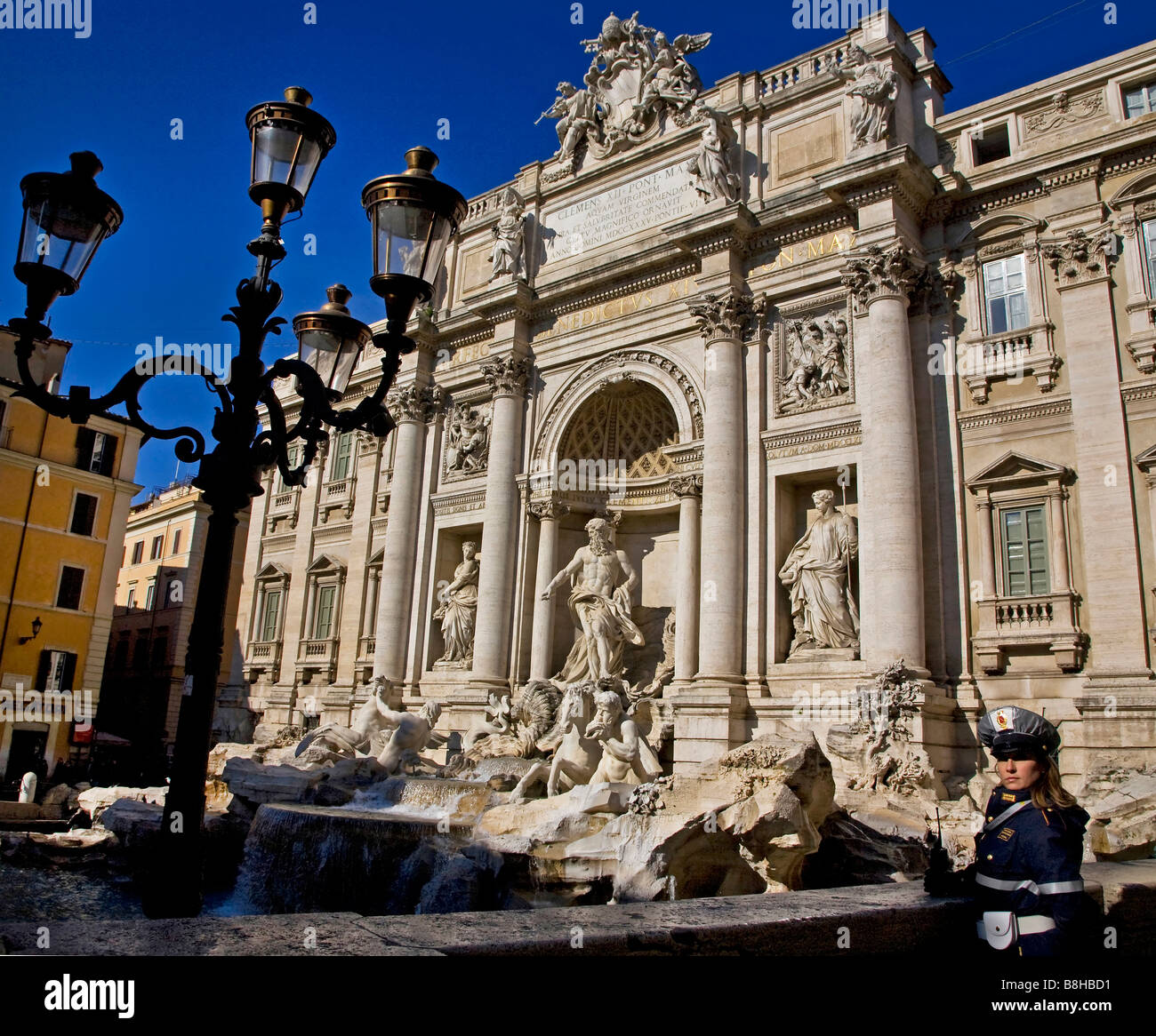 Trevi-Brunnen, Rom, Italien Stockfoto