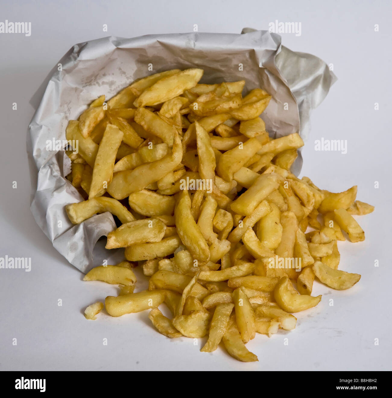 "Junk Food" chips "Tasche von Chips" Stockfoto