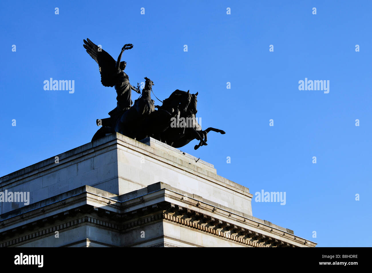 Detail der Statue auf dem Wellington Arch Bild von Patrick Steel patricksteel Stockfoto