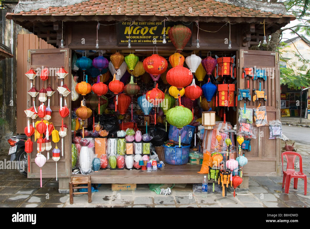 Laterne-Shop in Hoi an, Vietnam Stockfoto