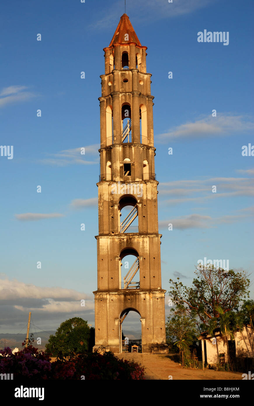 Torre de Inznaga Valle de Los Ingenios Salbe Wachturm Provinz Sancti Spiritus-Kuba Stockfoto