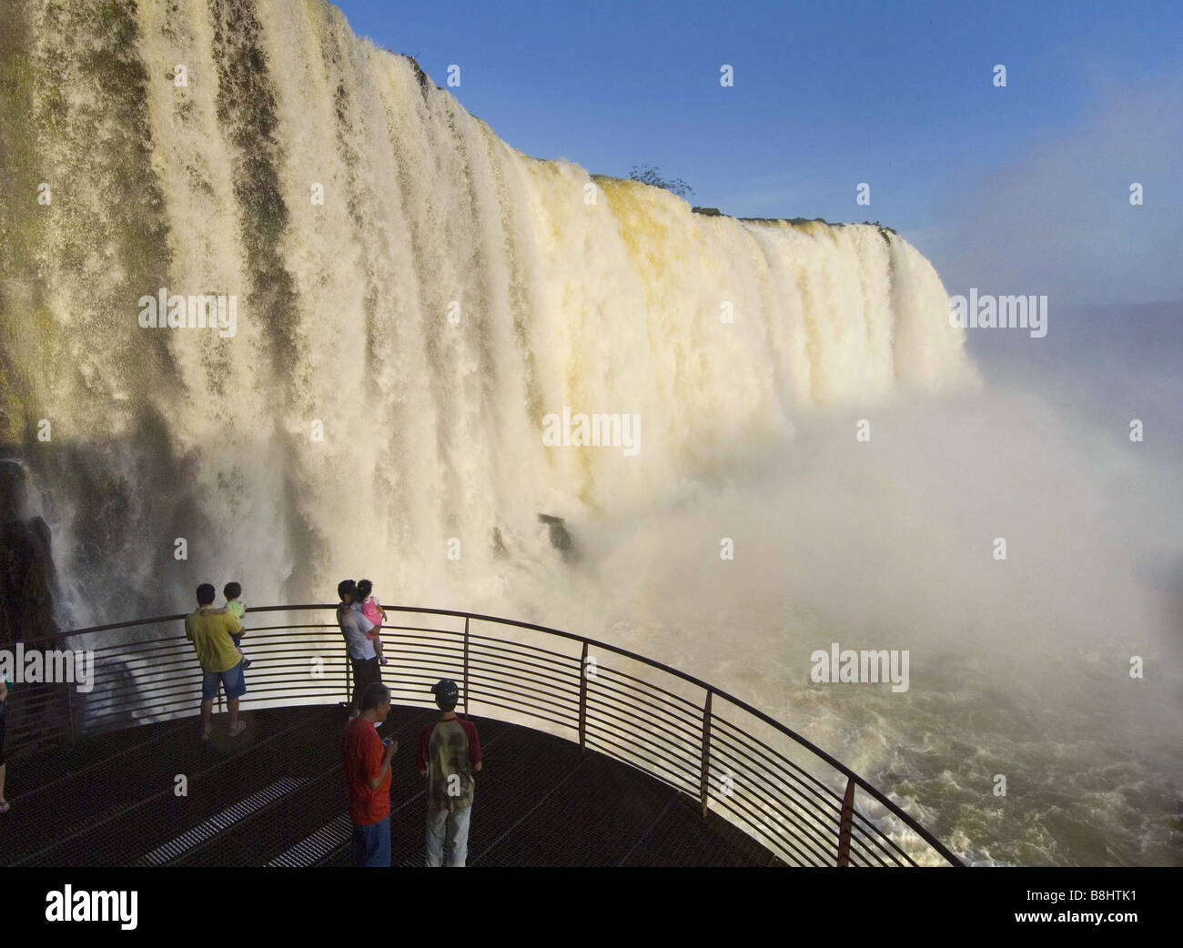 Die Wasserfälle von Iguaçu, Brasilien Stockfoto