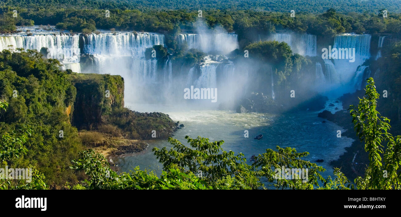 Die Wasserfälle von Iguaçu, Brasilien Stockfoto