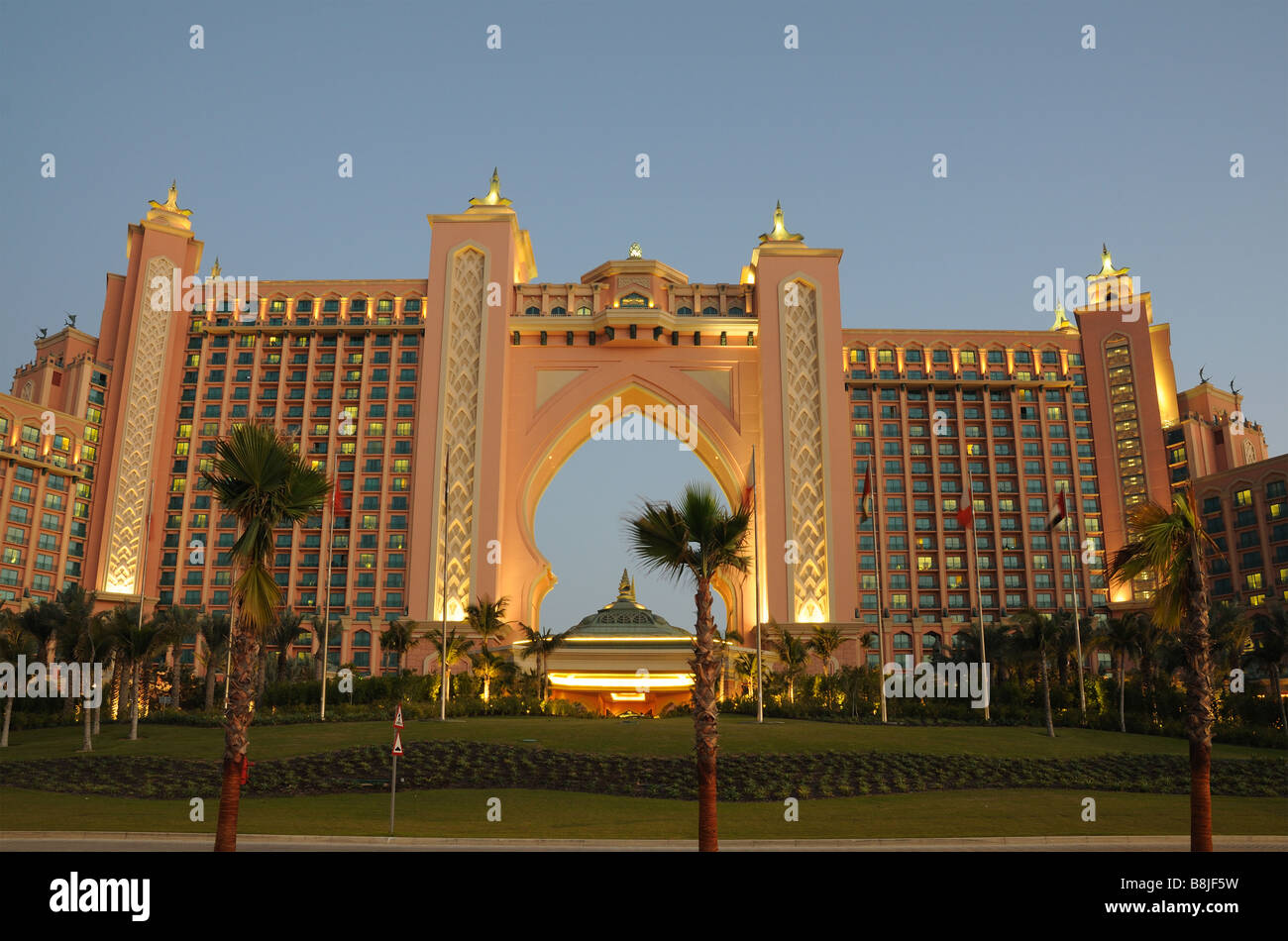 Hotel Atlantis auf der Palm Jumeirah in Dubai, Vereinigte Arabische Emirate Stockfoto