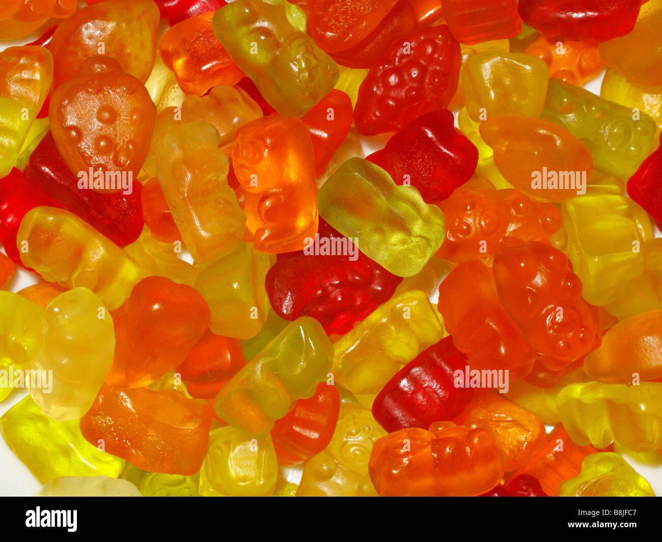 Gummibärchen, Haribo, Kaubonbon Stockfoto
