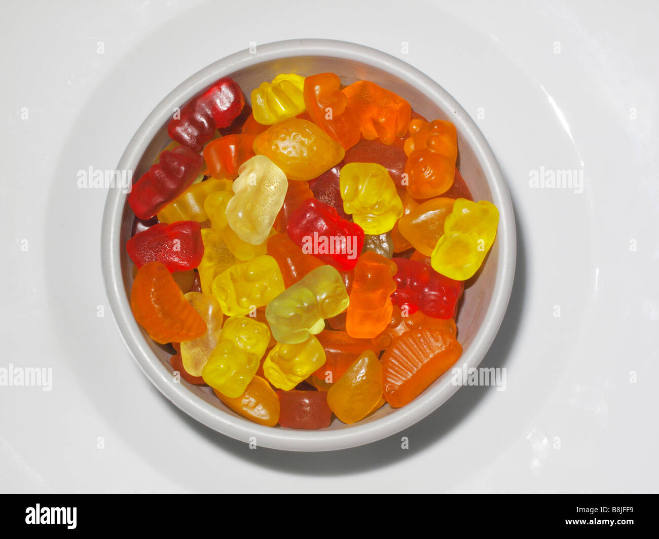 Gummibärchen, Haribo, Kaubonbon Stockfoto