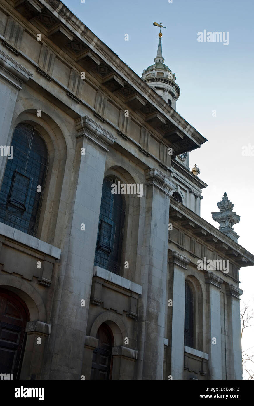 St. Alfege Church, der Pfarrei Kirche von Greenwich, London England UK Stockfoto