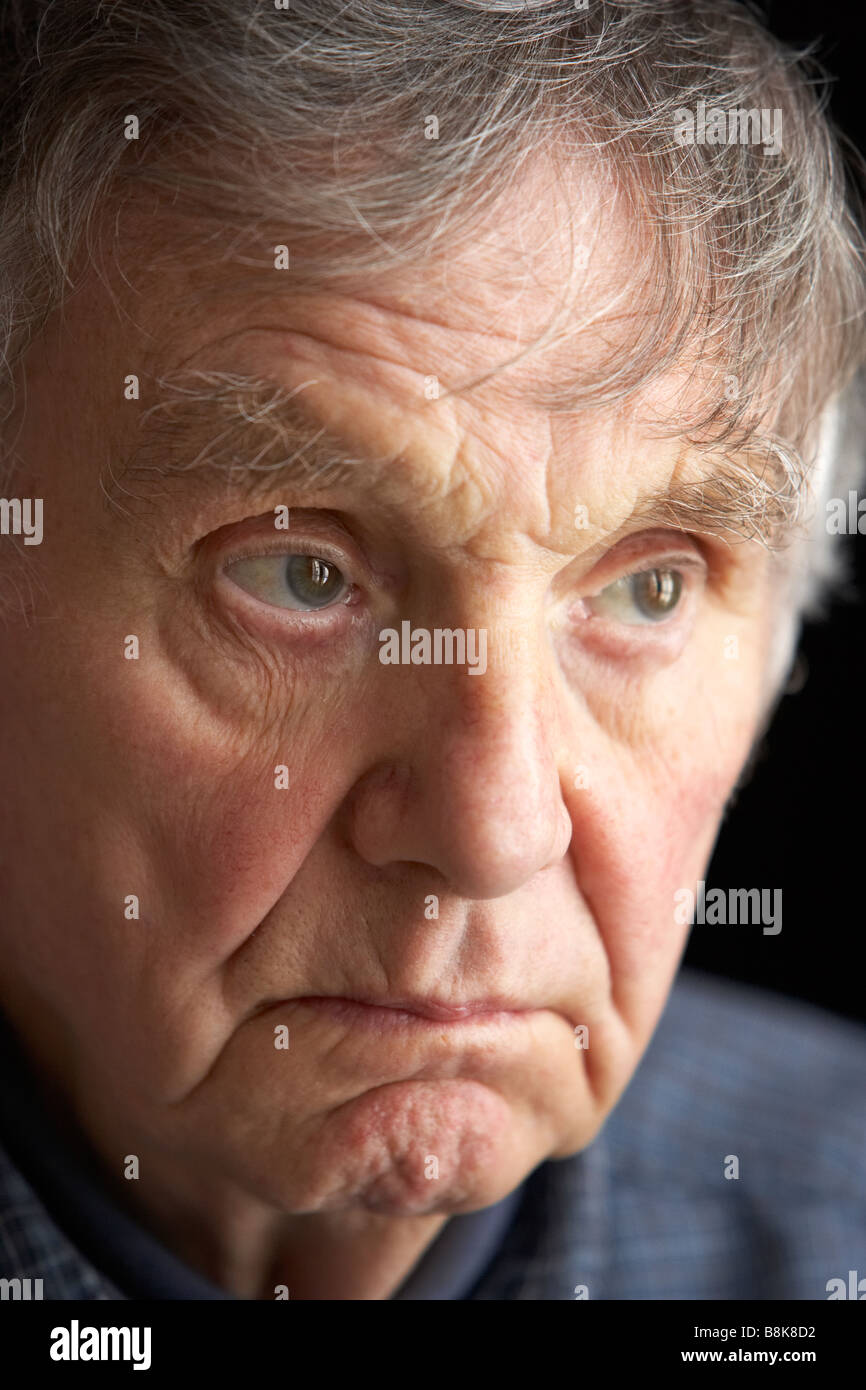 Portrait von älteren Mann Stockfoto