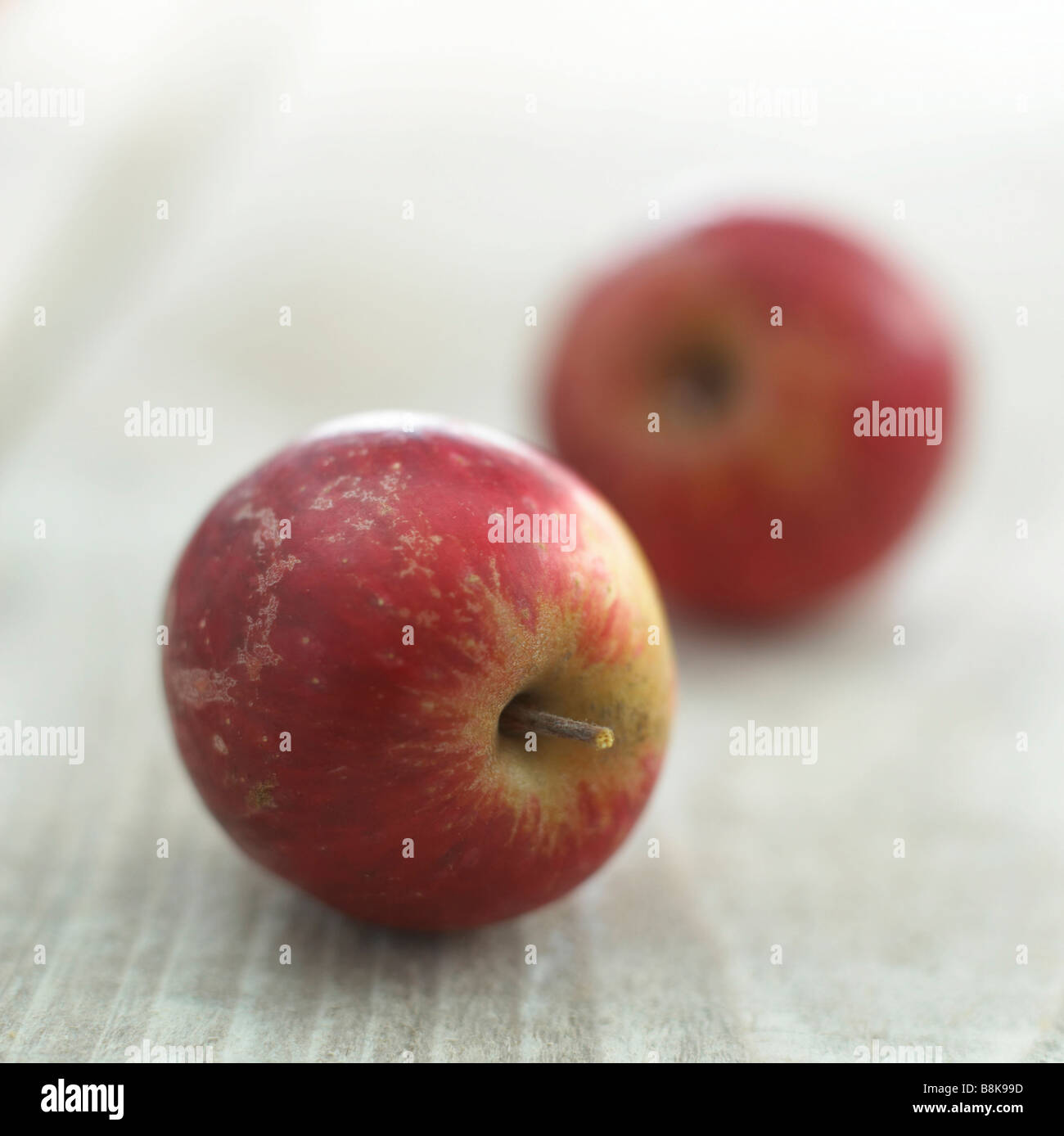 Nahaufnahme, rote Äpfel Stockfoto