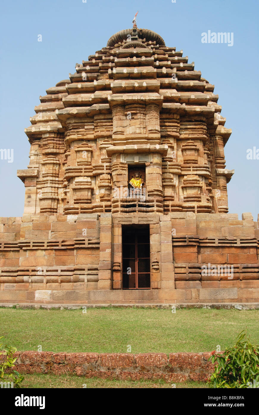 Bhaskareswara Tempel, allgemeine Ansicht von Südwesten. Orissa, Bhubaneshwar, Indien. Stockfoto