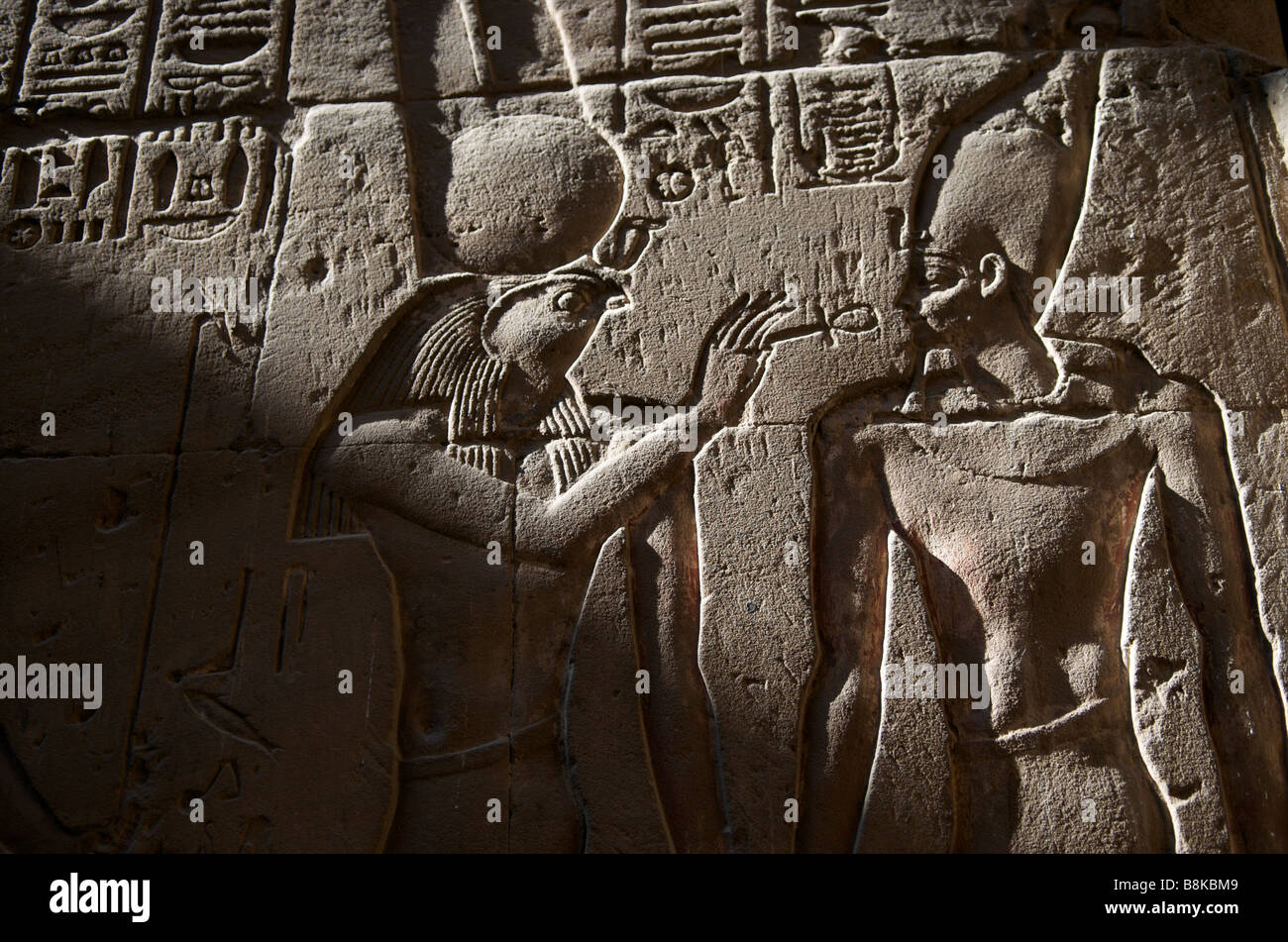 Hieroglyphen in Ägypten getroffen Stockfoto Hieroglyphen in Ägypten getroffen Stockfoto