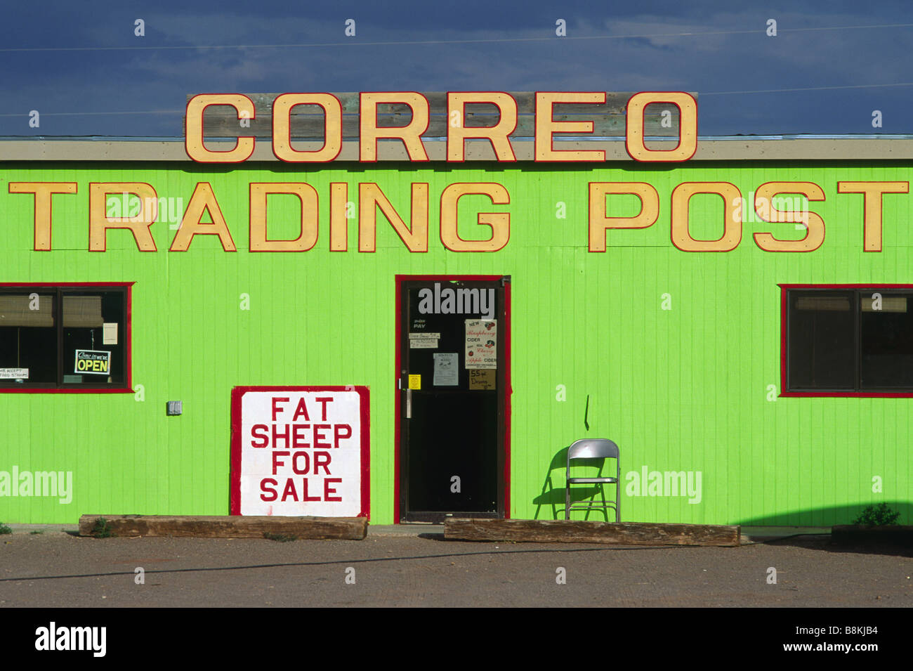 General Store oder Market, New Mexico Stockfoto