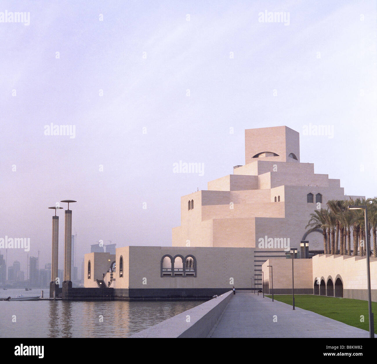 Das Museum für islamische Kunst in Doha Katar Feb 2009 Stockfoto