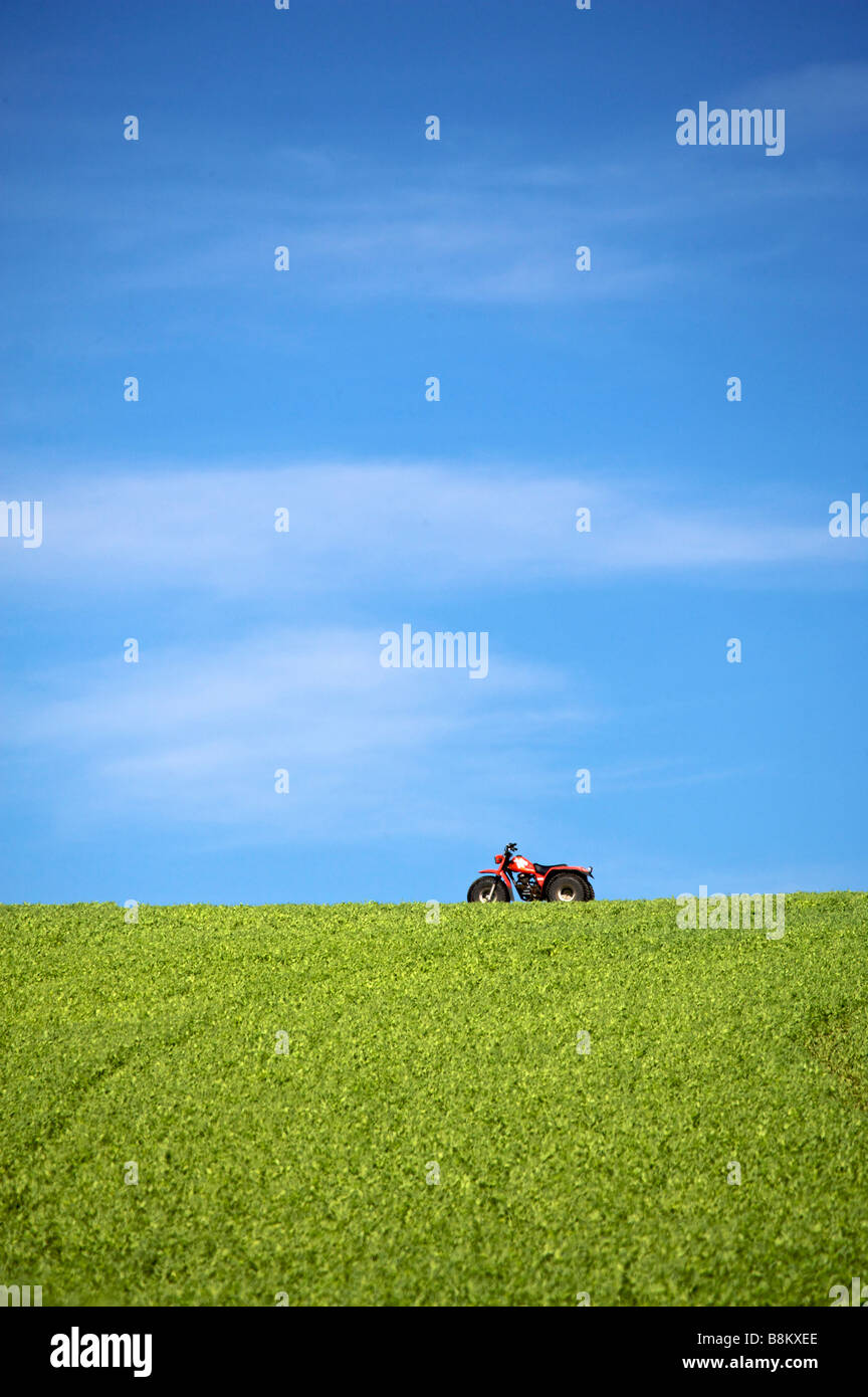 Dreirad in sanften Farmland der Palouse Region der östlichen US-Bundesstaat Washington Stockfoto