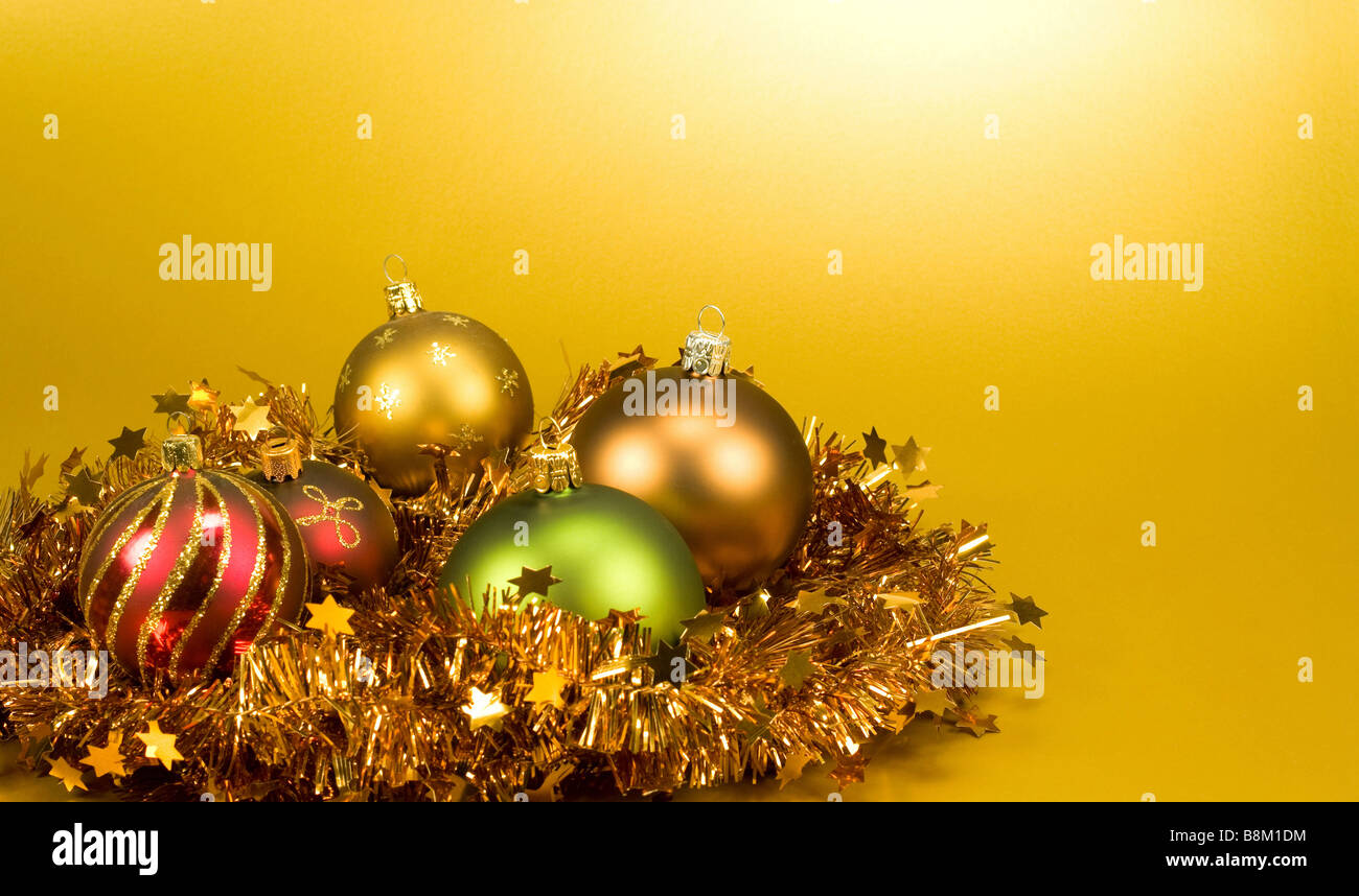 bunte Weihnachten Urlaub Dekoration design Stockfoto