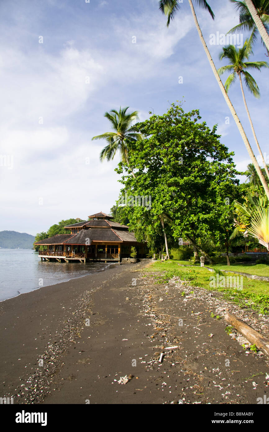 Kungkungan Bay Resort, Lembeh Straße, Nord-Sulawesi, Indonesien Stockfoto