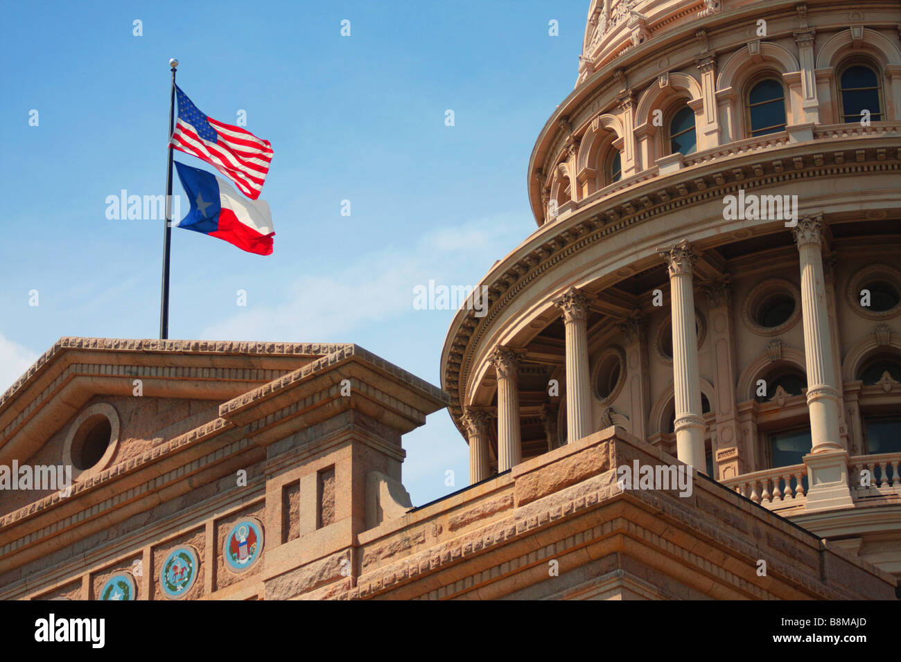 Texas State Capital Building Stockfoto