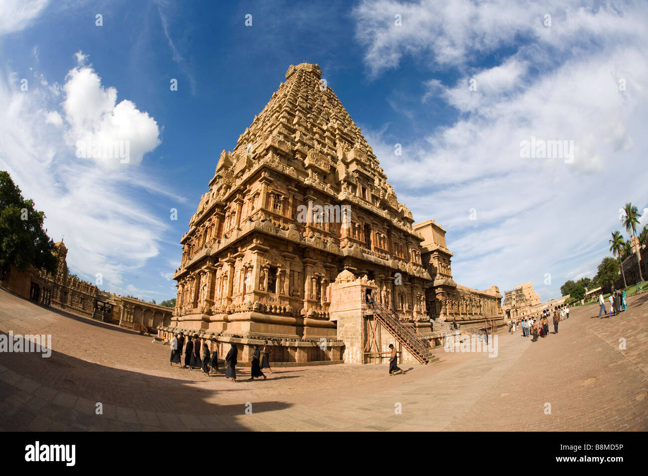 Indien-Tamil Nadu Thanjavur Brihasdishwara Tempel Stockfoto