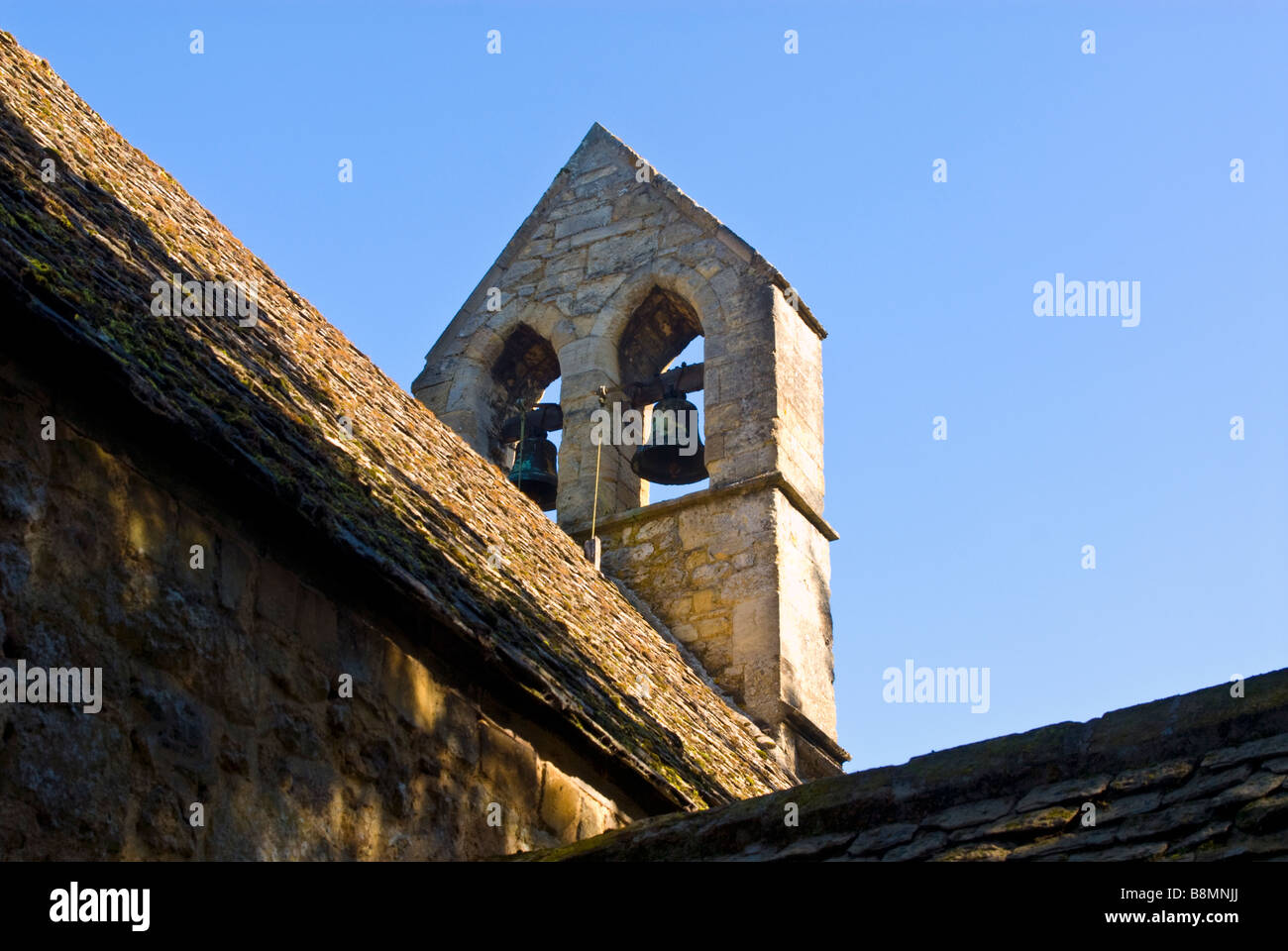 Die Glocke-Cote St Margaret Churchl, Binsey, Oxford, England Stockfoto