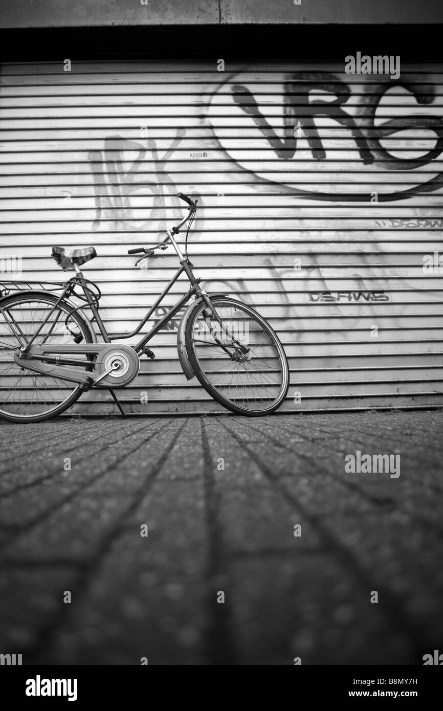 Fahrrad in Amsterdam Stockfoto