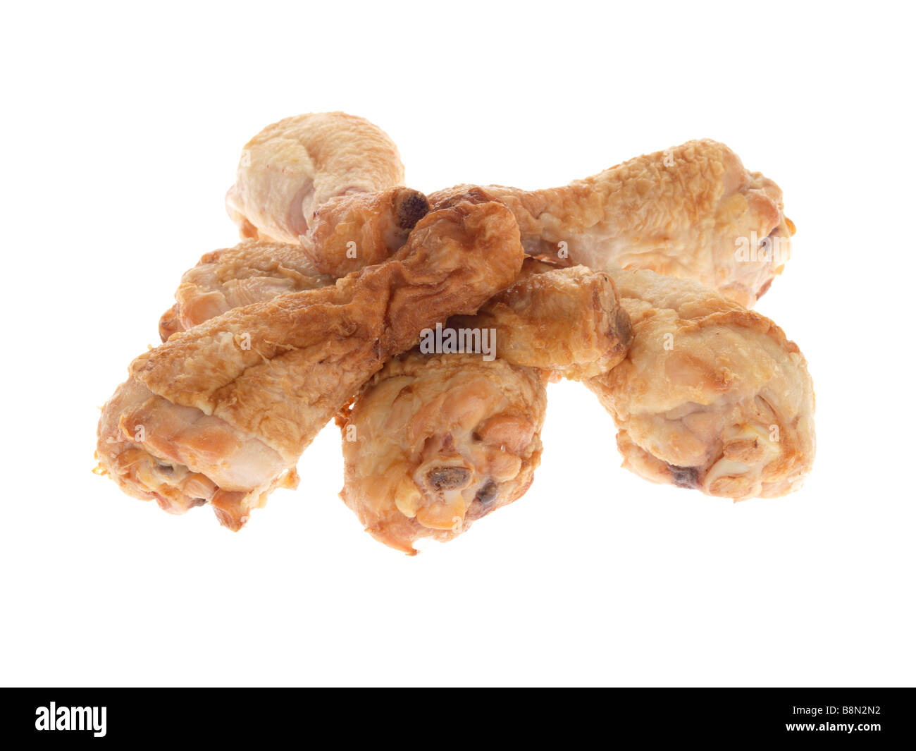 Hähnchen-Drumsticks Stockfoto