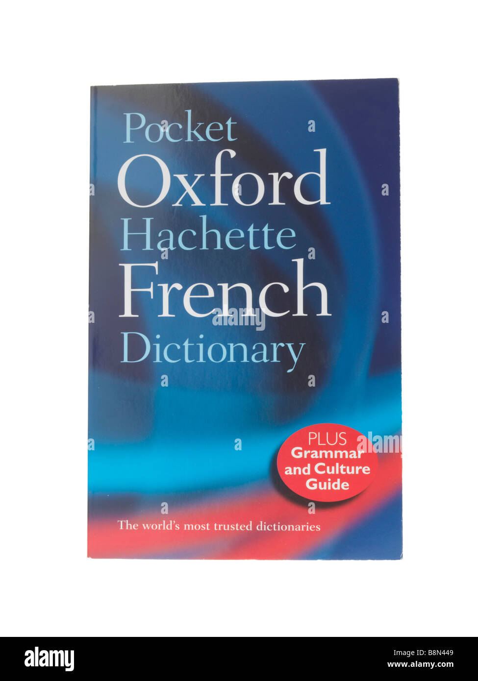 Französisch-Englisch Wörterbuch Stockfoto