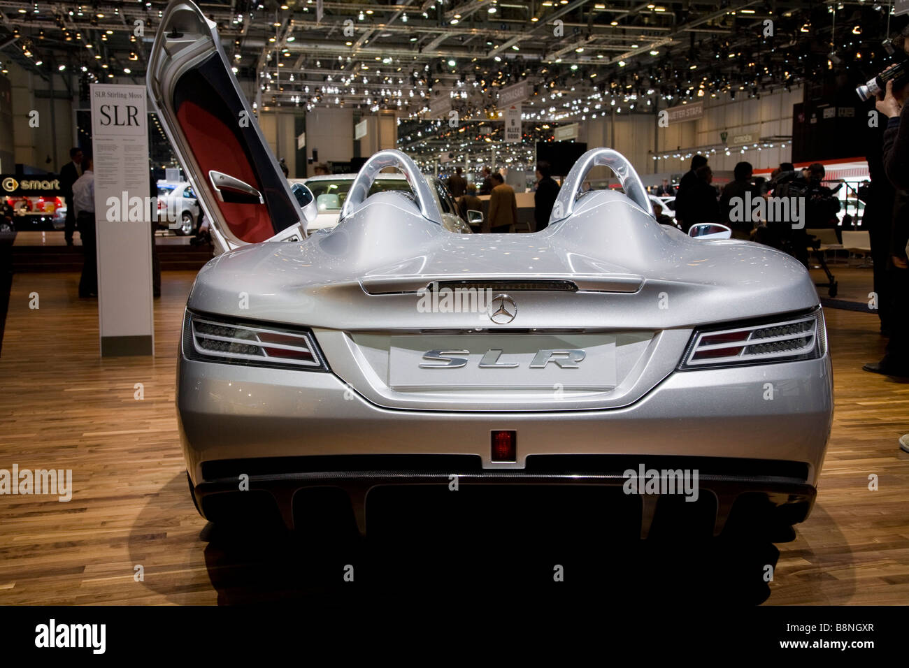 Mercedes SLR Stirling Moss Sportwagen Ausstellung auf der motor Show. Stockfoto