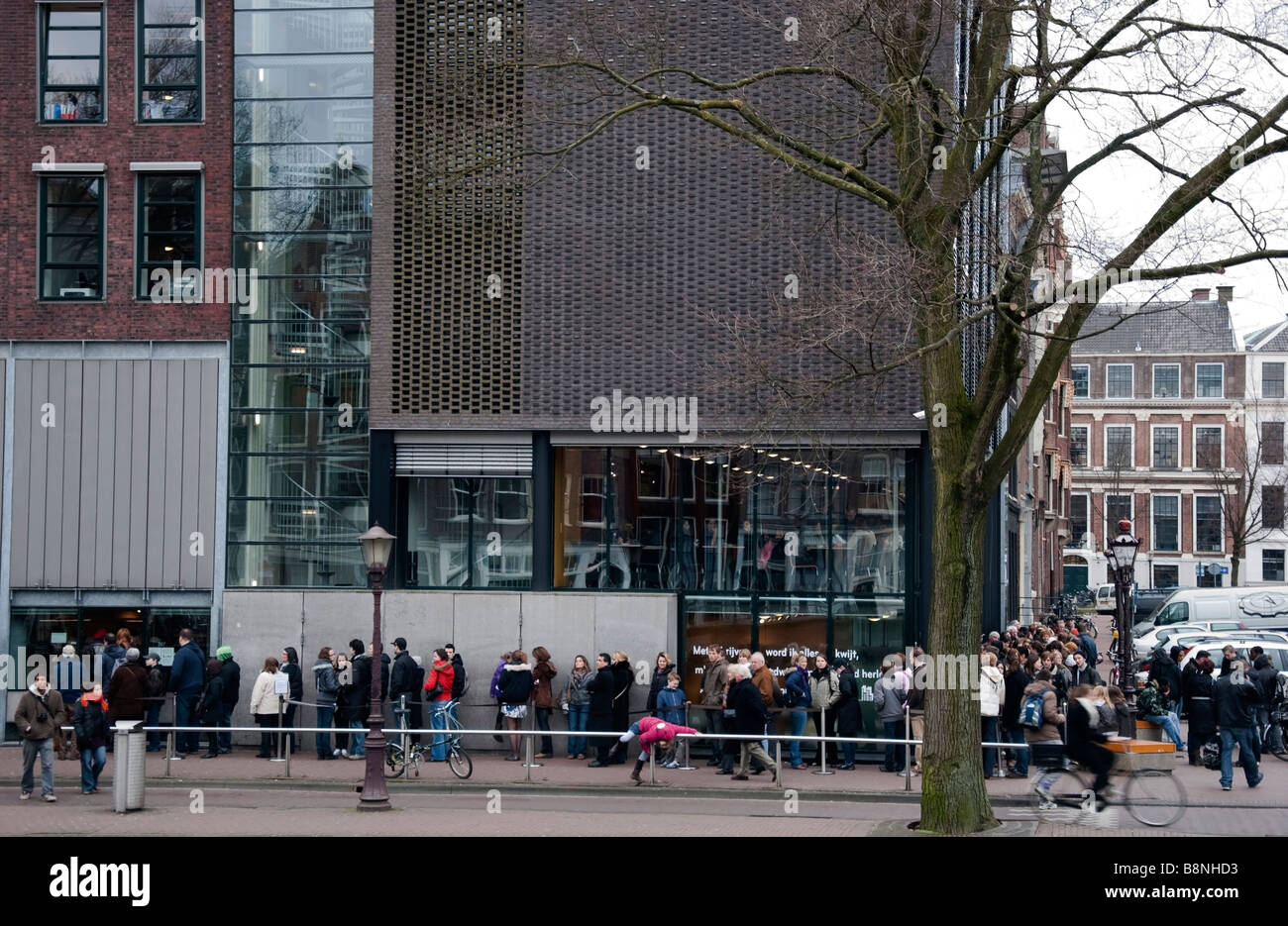 Amsterdamer Hinterhaus Anne-Frank-Haus Stockfoto