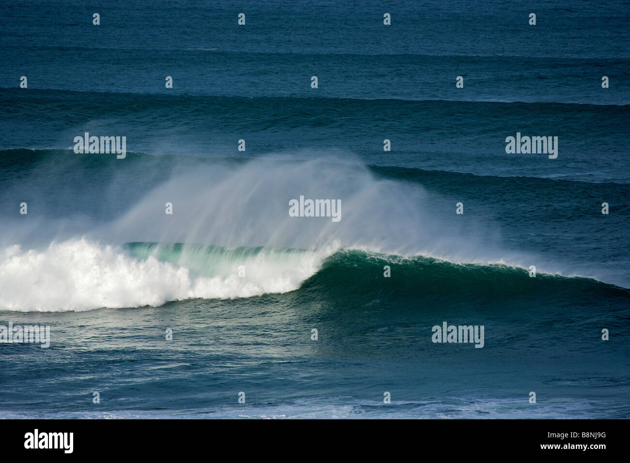 Brechende Welle Stockfoto