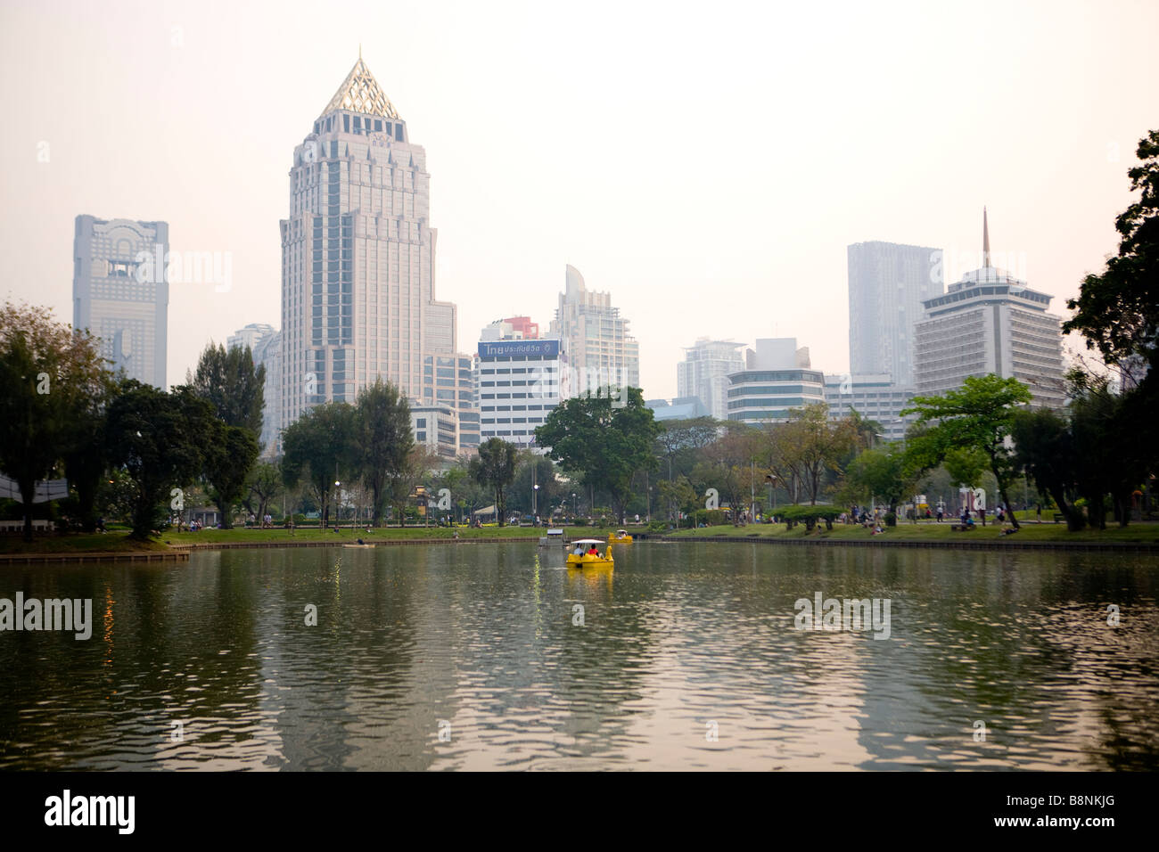 Lumphini Park Bangkok Thailand großen Park in Bangkok Stockfoto