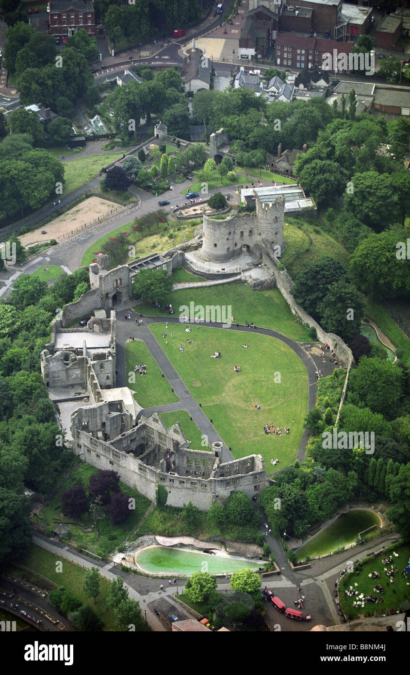 Luftbild von Dudley Castle und Zoo West Midlands England Uk Stockfoto