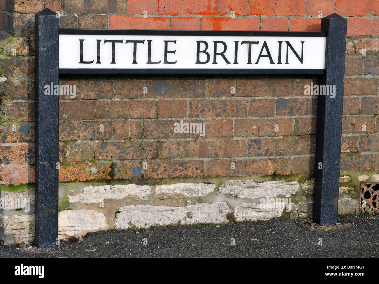 "Little Britain" Schild, England, UK Stockfoto