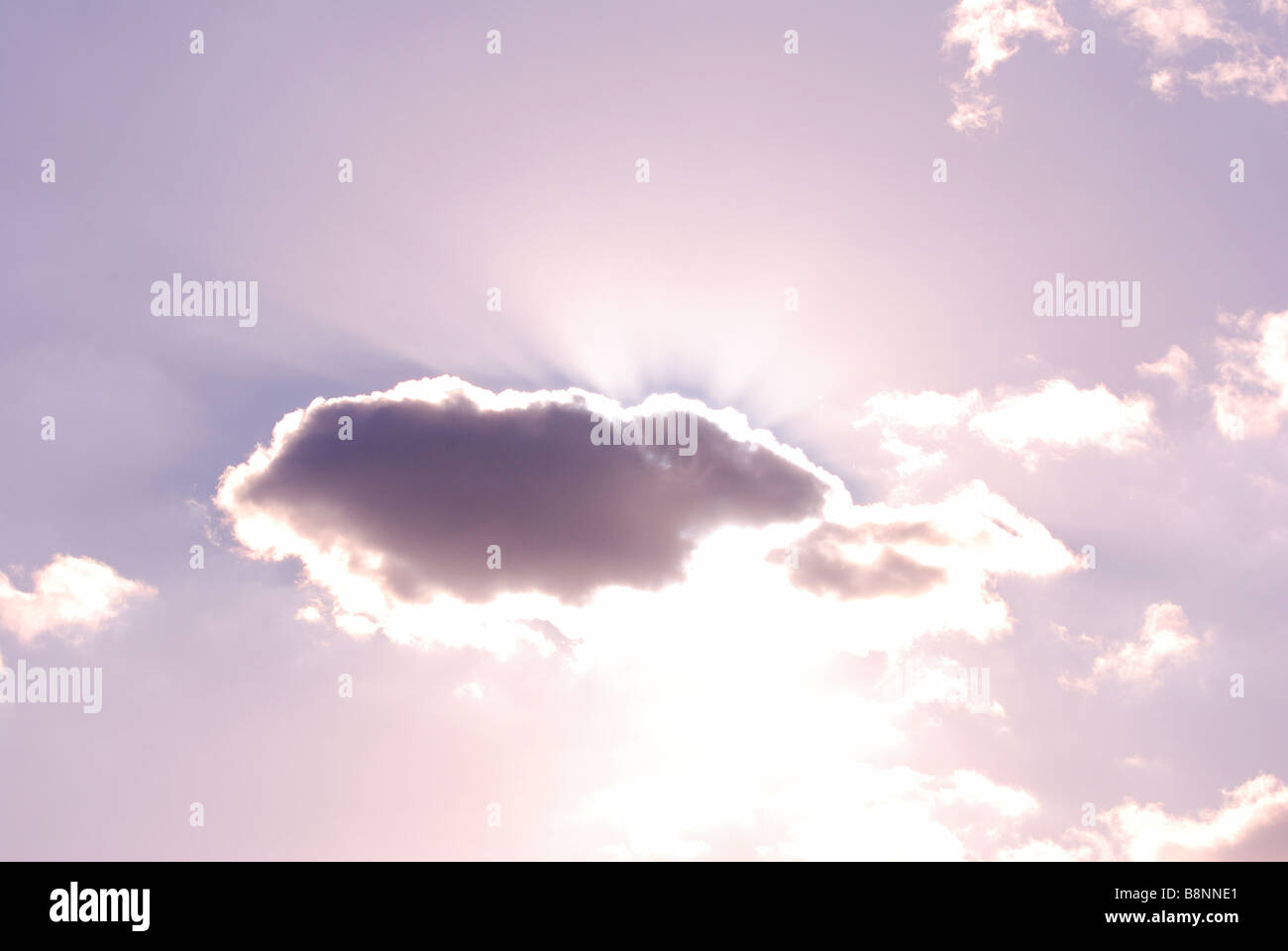 Eine göttliche Wolke Stockfoto