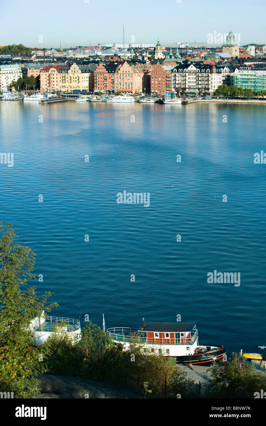 Schweden, Sodermanland, Stockholm, Blick auf Meer Stockfoto