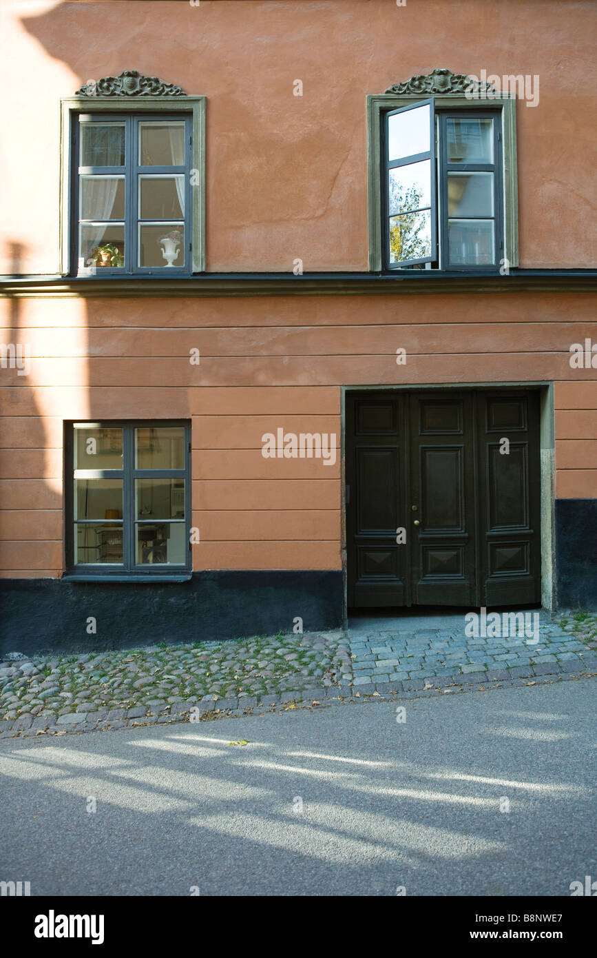 Schweden, Stockholm, Haus außen Stockfoto
