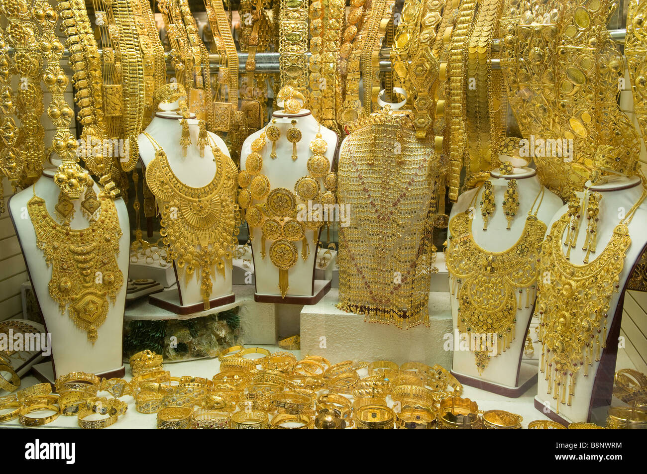Gold Souk, Dubai, Vereinigte Arabische Emirate Stockfoto